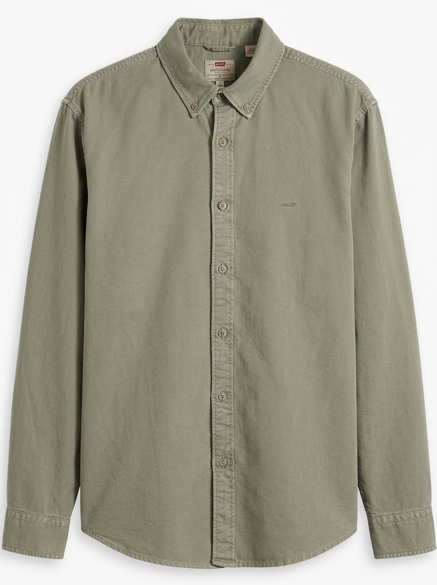 Shirt after Wrinklaway. Perfectly smooth